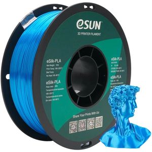 eSun - ePLA-Silk - 3D Printer Filament - Cyaan - 1kg - 1.75mm