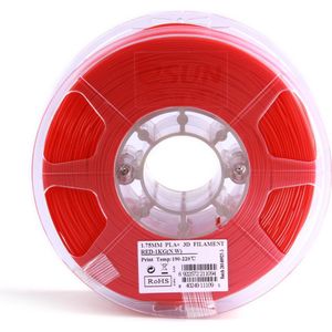 eSun PLA+ Red - 1kg - 1.75mm - 3D printer filament