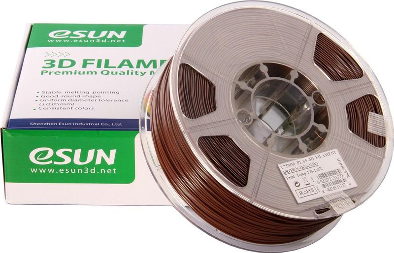 eSUN - PLA+ 3D Filament - Bruin - 1,75mm - 1kg
