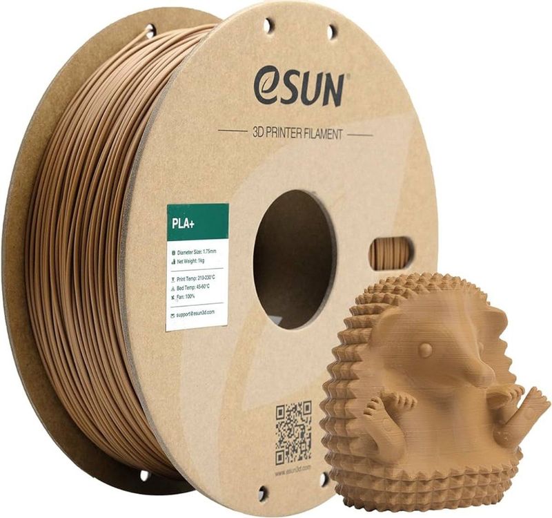 eSun - PLA+ - 3D Printer Filament - Licht Bruin - 1kg - 1.75mm