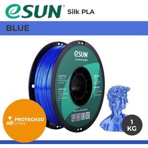 eSun eSilk-PLA Blauw / Blue 1 kg - 1.75mm - 3D printer filament