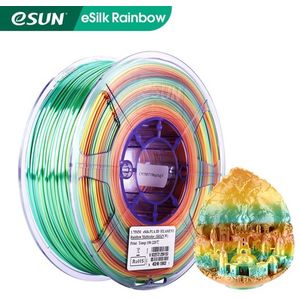 eSun eSilk-PLA Filament 1.75mm - Rainbow Multicolor - 1kg