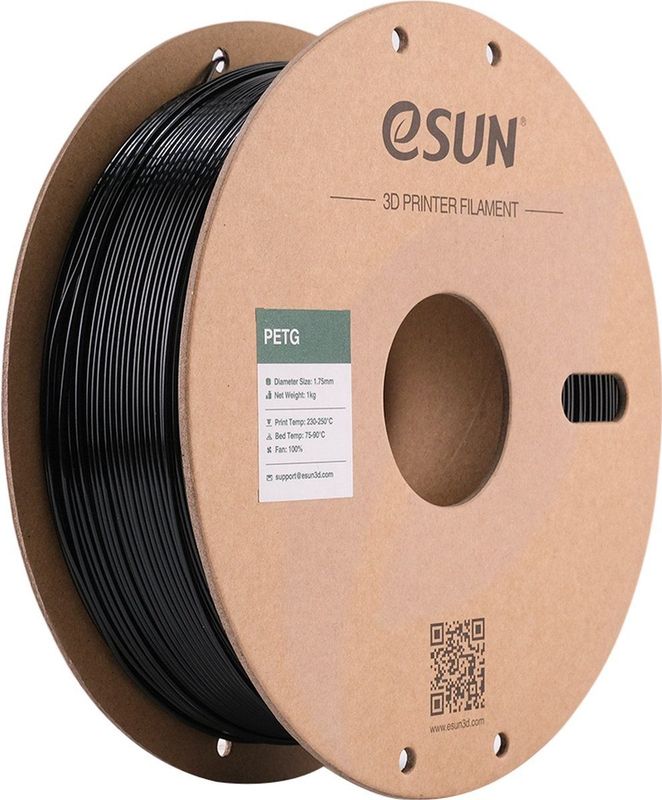 eSun PETG Solid Black/zwartmm 3D printer filament 1kg