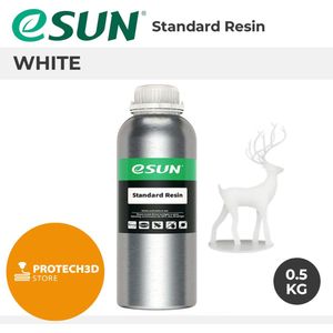eSun - eResin Standard Resin, White – 0.5kg