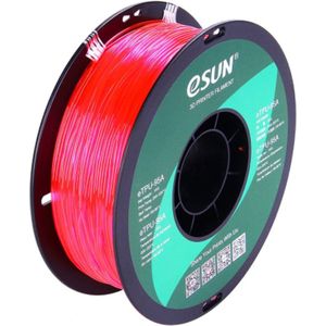eSUN eTPU-95A 1,75mm Tr. Rood 1kg 3D Filament (TPU, 1.75 mm, 1000 g, Rood), 3D print filamenten, Rood