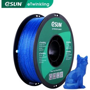 eSUN - ETWINKLING 3D Filament - Blauw - PLA - 1,75mm - 1kg