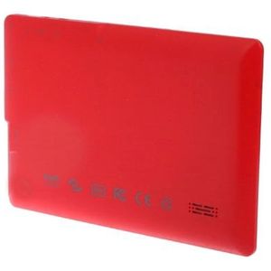 7.0 inch Tablet PC  512 MB + 4 GB  Android 4.2.2  360 graden Menu rotatie  Allwinner A33 Quad-core  Bluetooth  WiFi(Red)