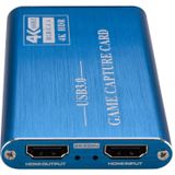 NK-S41 USB 3.0 naar HDMI 4K HD Video Capture Card Device (Blauw)