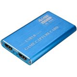 NK-S41 USB 3.0 naar HDMI 4K HD Video Capture Card Device (Blauw)