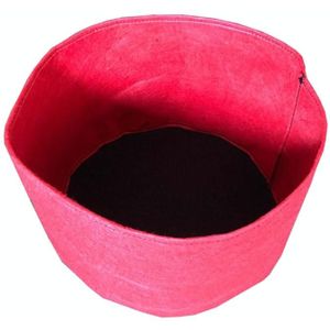 80x30cm 150L vilt planten vat indoor buitenste ronde plantenzak non-woven zaailing zak (rood)