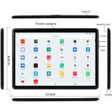 BDF YLD 3G Telefoontje Tablet PC  10.1 inch  2GB + 32 GB  Android 9.0  MTK8321 Octa Core Cortex-A7  ondersteuning Dual Sim & Bluetooth & WiFi & GPS  EU-plug