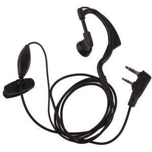 Handheld Transceiver oortelefoon voor walkie-talkies  3 5 mm + 2.5 mm Plug