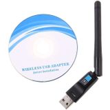 2 in 1 Draadloos Bluetooth 4.0 + 150Mbps 2.4GHz USB WiFi Adapter met 2D1 externe Antenne