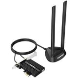 Comfast CF-AX180 Plus 1800 Mbps PCI-E Bluetooth 5.2 Dual Frequency Gaming WiFi 6 Draadloze netwerkkaart met koellichaam