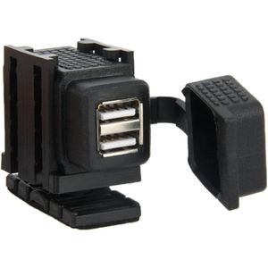 Waterdichte motorfiets SAE naar USB-kabeladapter 3.1A Dual Port Power Socket Adapter, voor smartphones, tablets, GPS