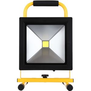 30W IP65 Waterproof COB LED oplaadbare Flood Light  2650LM 6000-6500K met autolader  AC 85-265V