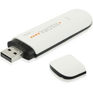 7.2Mbps HSDPA 3G USB 2.0 draadloos Modem met TF kaart slot wit