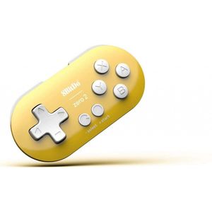 8Bitdo Zero 2 Mini Bluetooth Gamepad (Yellow)