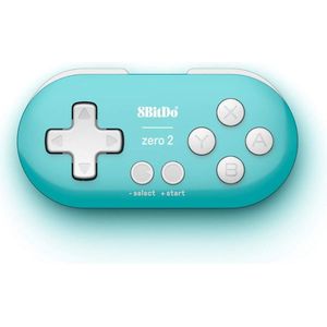 8Bitdo Zero 2 Mini Bluetooth Gamepad (Turquoise)