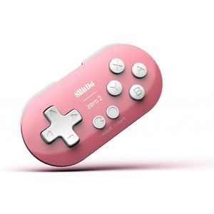 8Bitdo Zero 2 Bluetooth Gamepad for Switch, PC, Macos, Android (Pink Edition) (Nintendo Switch//)