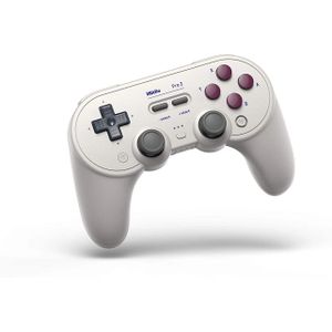8bitdo Pro2 Gamepad G (Switch, Android, PC, Raspberry Pi 3, Stoommachine), Controller, Wit