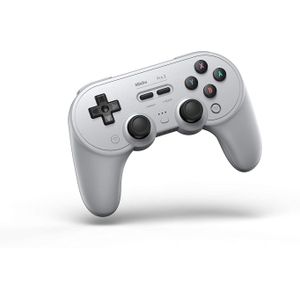 8bitdo Pro2 Edition Bluetooth-controller voor Nintendo Switch, PC, Android, Raspberry Pi, grijs