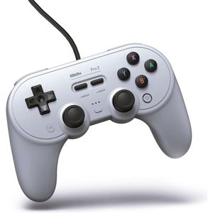 8Bitdo Pro 2 Wired Gamepad (Gray Edition)