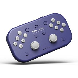 8BitDo Lite SE Bluetooth Gamepad for Switch, Switch Lite, Android and Raspberry Pi, for Gamers with Limited Mobility - Purple Edition