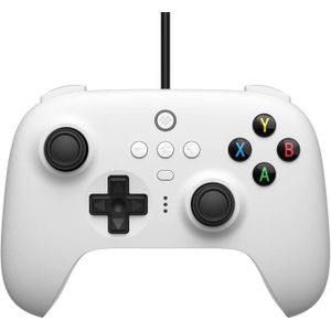 8bitdo Ultimate Controller Bedraad - Wit (Stoommachine, Switch, PC, Android), Controller, Wit