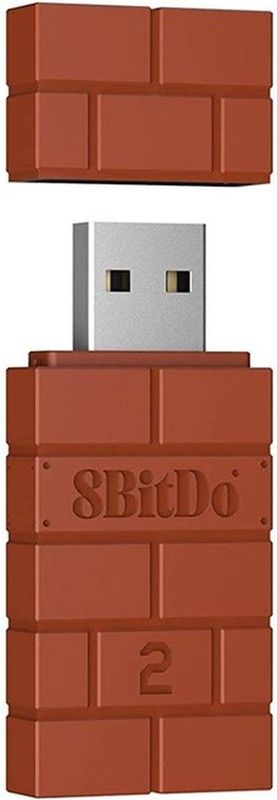 8Bitdo Wireless USB Adapter 2 - Compatibel met Switch Windows Mac Raspberry Pi