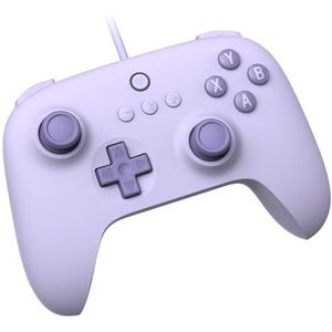 8BitDo Ultimate C Wired USB Purple Controller Compatible with Windows, Android & Raspberry Pi