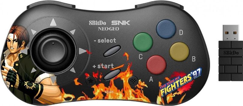 SNK - NEOGEO Controller - Gamecontroller - Zwart - Draadloos/Bekabeld