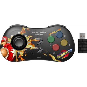 8Bitdo Manette Terry Bogard Bluetooth Style SNK Neo Geo CD - Compatible PC Windows, Android & Neo Geo Mini