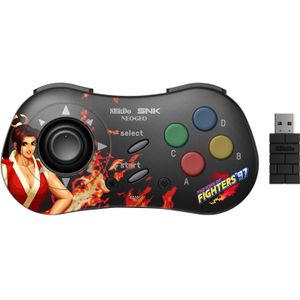 8Bitdo Manette Mai Shiranui Bluetooth Style SNK Neo Geo CD - Compatible PC Windows, Android & Neo Geo Mini