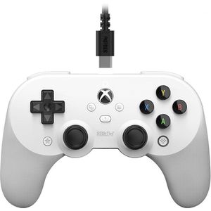 8BitDo - Pro 2 Wired Gamepad - Wit - Hall Effect