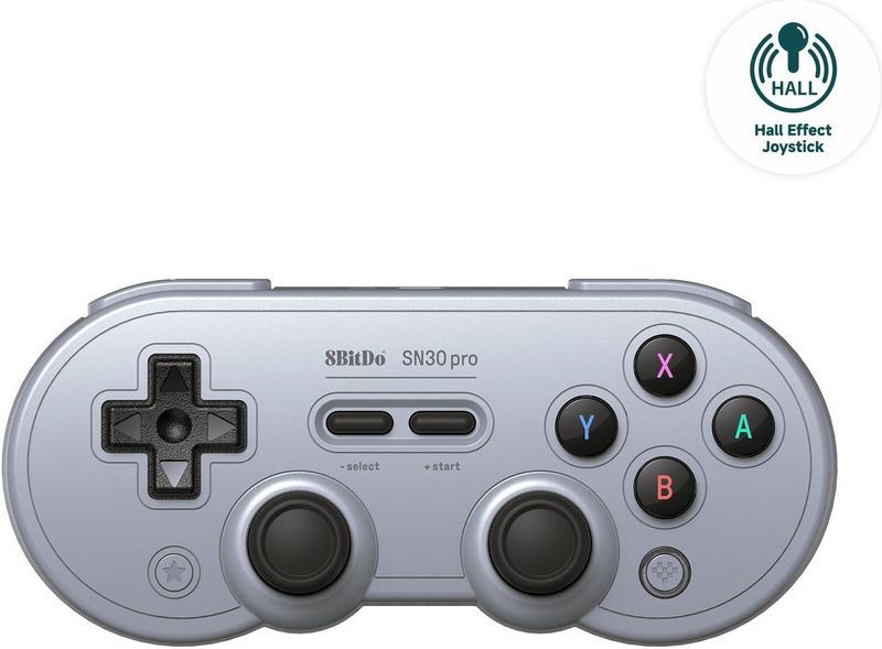 8bitdo - SN30 Pro Hall Effect - Gamecontroller - Zwart - Kunststof