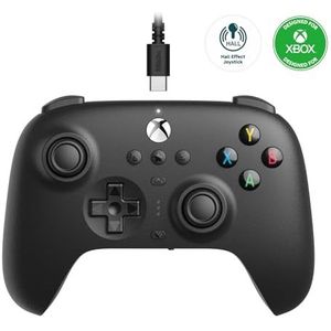 8Bitdo Ultimate Wired Controller for Xbox, Hall Effect Joystick Update, Compatible with Xbox Series X|S, Xbox One, Windows 10 & Windows 11 - Officially Licensed (Black)