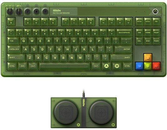 8BitDo - Retro 87 Mechanical Keyboard - Xbox Edition - Gaming Toetsenbord - Zwart - Mechanisch