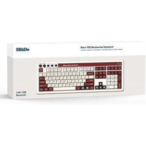 8BitDo - Retro Mechanical Keyboard - Fami Edition - Toetsenbord - Zwart - Mechanisch