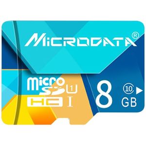 MICROGEGEVENS 8GB U1 kleur blok TF(Micro SD) geheugenkaart
