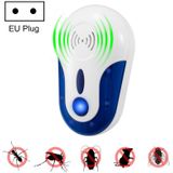 4W elektronische ultrasone Anti mug Rat muis kakkerlak Insect Pest Repeller  EU stekker  AC 90-250V(White + Blue)
