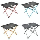 8249 Outdoor ultra licht aluminium vouwtafel kleine draagbare picknicktafel