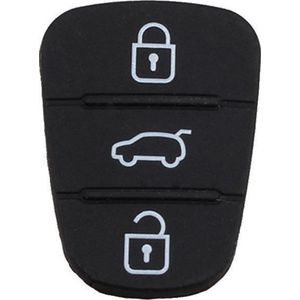 Vervangende 2-knops siliconen pad voor Hyundai / Kia autosleutelbehuizing, zonder batterij