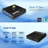 Tanix X4 Android 11 Smart TV Box  Amlogic S905X4 Quad Core  4GB+64GB  Dual Wifi  BT (AU-stekker)