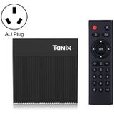 Tanix X4 Android 11 Smart TV Box  Amlogic S905X4 Quad Core  4GB+64GB  Dual Wifi  BT (AU-stekker)