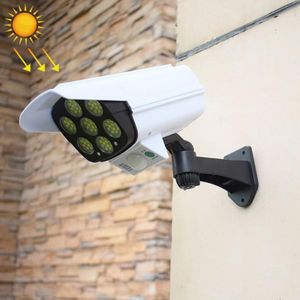 LED Solar human Body Infrarood Inductie Wall Lamp Simulatie Monitoring Fake Camera