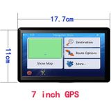 7 inch auto HD GPS Navigator 8G + 128M capacitieve scherm ondersteunen FM / TF-kaart  specificatie: Zuidoost-Azi Kaart