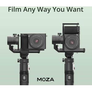 MOZA Mini-P 3-assige handheld gimbal stabilisator voor actiecamera en smartphone (zwart)
