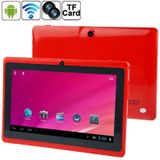 Q88 Tablet PC  7.0 inch  512 MB + 8 GB  Android 4.0  360 graden Menu roteren  Allwinner A33 Quad Core omhoog tot 1 5 GHz  WiFi  Bluetooth(Red)