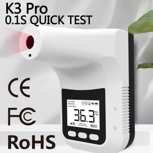 [HK Magazijn] K3 Pro Handsfree Contactloos voorhoofdlichaam Lichtgevoelige afstandssensor Infraroodthermometer  2 8 inch LCD-scherm